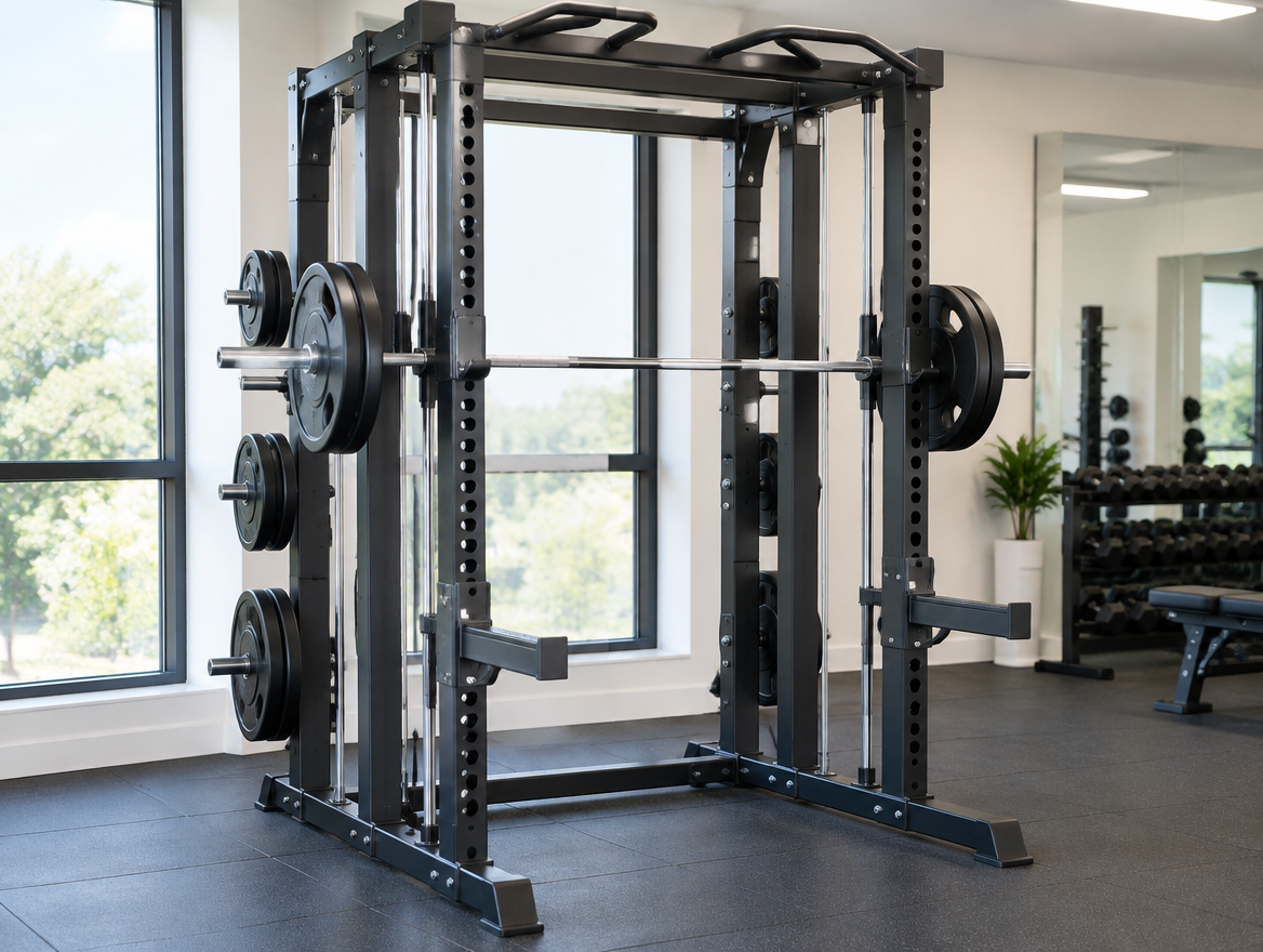 Quenstead 1456 Smith Machine &amp; Power Rack Combo